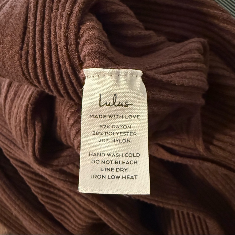 Lulus Layer Lover Brown Ribbed Knit Two-piece Dress & Cardigan Set - Size M - Picture 5 of 10